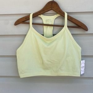 NWT Jockey seamfree ribbed sports bra with removable cups